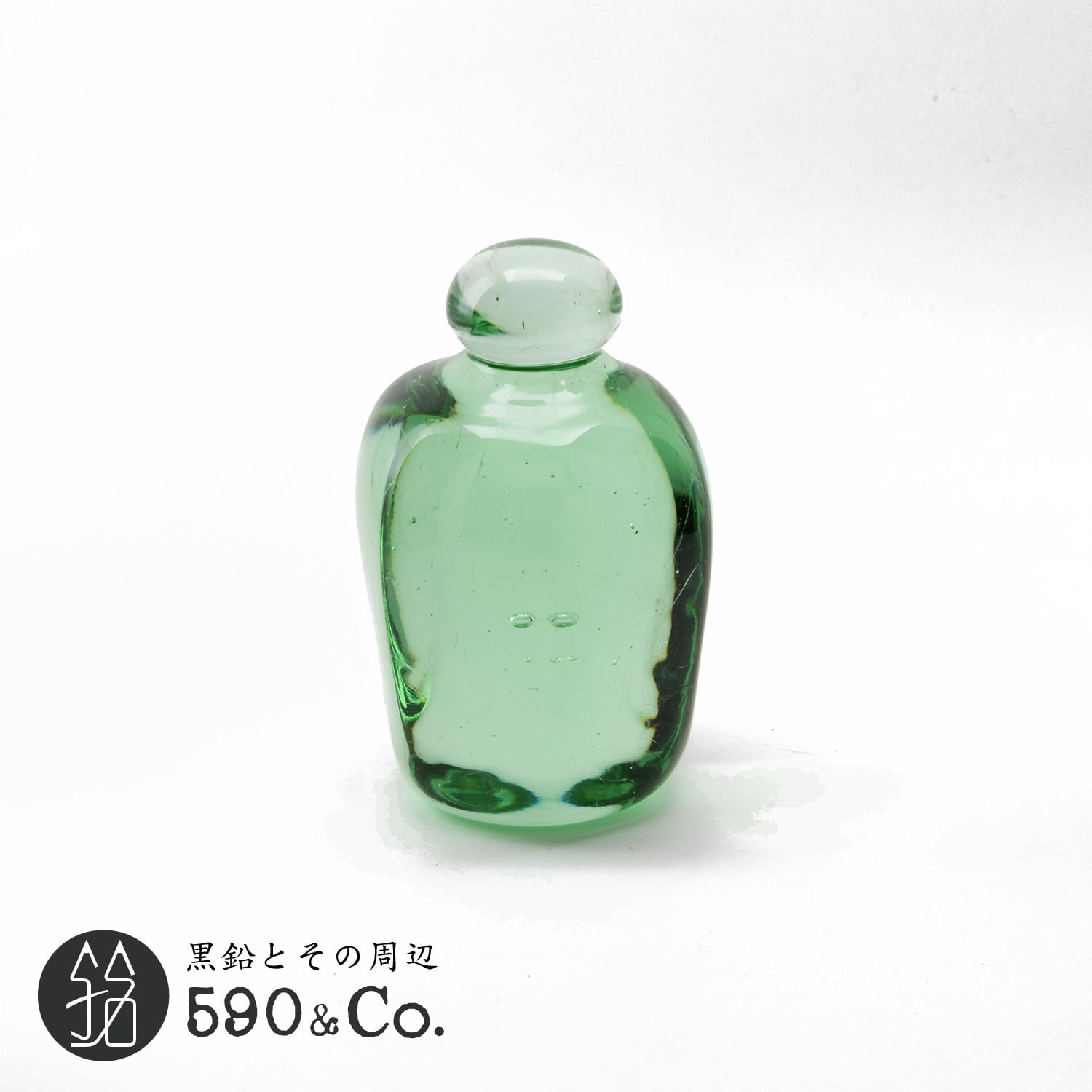 HIGHTIDE/ハイタイド】アタシェ 再生ガラス ペーパーウェイト (グリーン/コーラ瓶) 590Co.