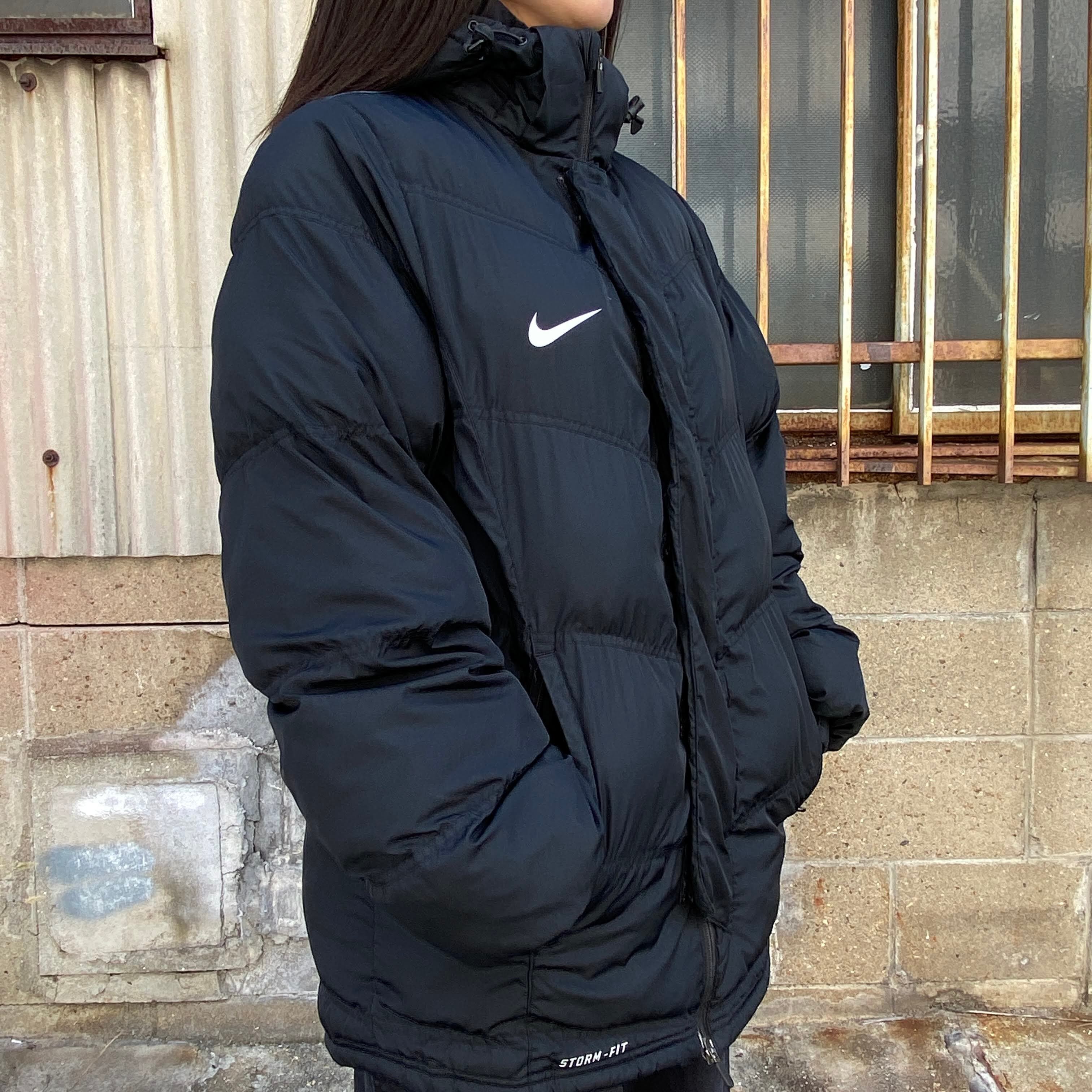 訳あり特価 NIKE ナイキ フード着脱式 パフジャケット 中綿ジャケット 