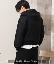 ◆【N.W.T】スタッズ ダブルジップパーカー / セットアップ対応◆nt-26001