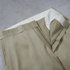 80s Dickies 874 work pants "made in USA" beige W38L29 古着