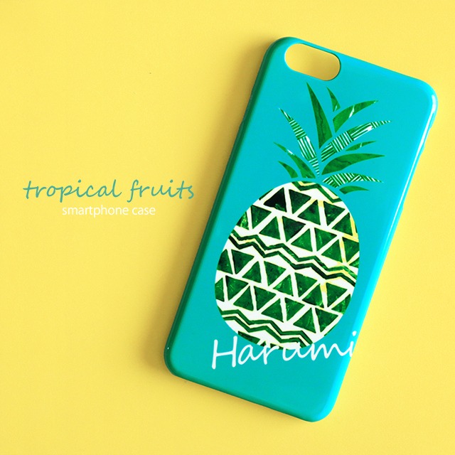 【オーダーメイド】  iPhone スマホケース 【tropical fruits】