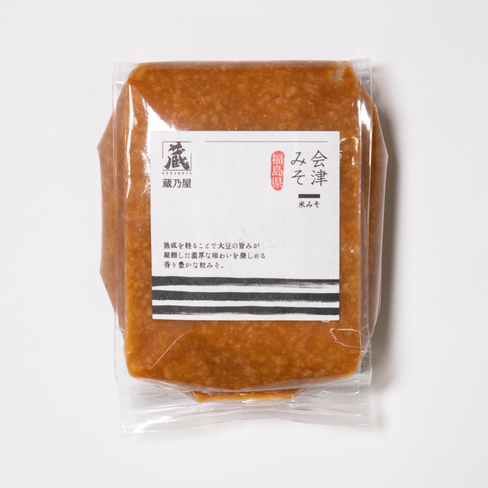 会津みそ 500g | 蔵乃屋オンラインショップ