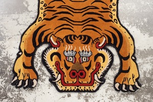 Tibetan Tiger Rug 《Sサイズ•プレミアムウール328》チベタンタイガーラグ