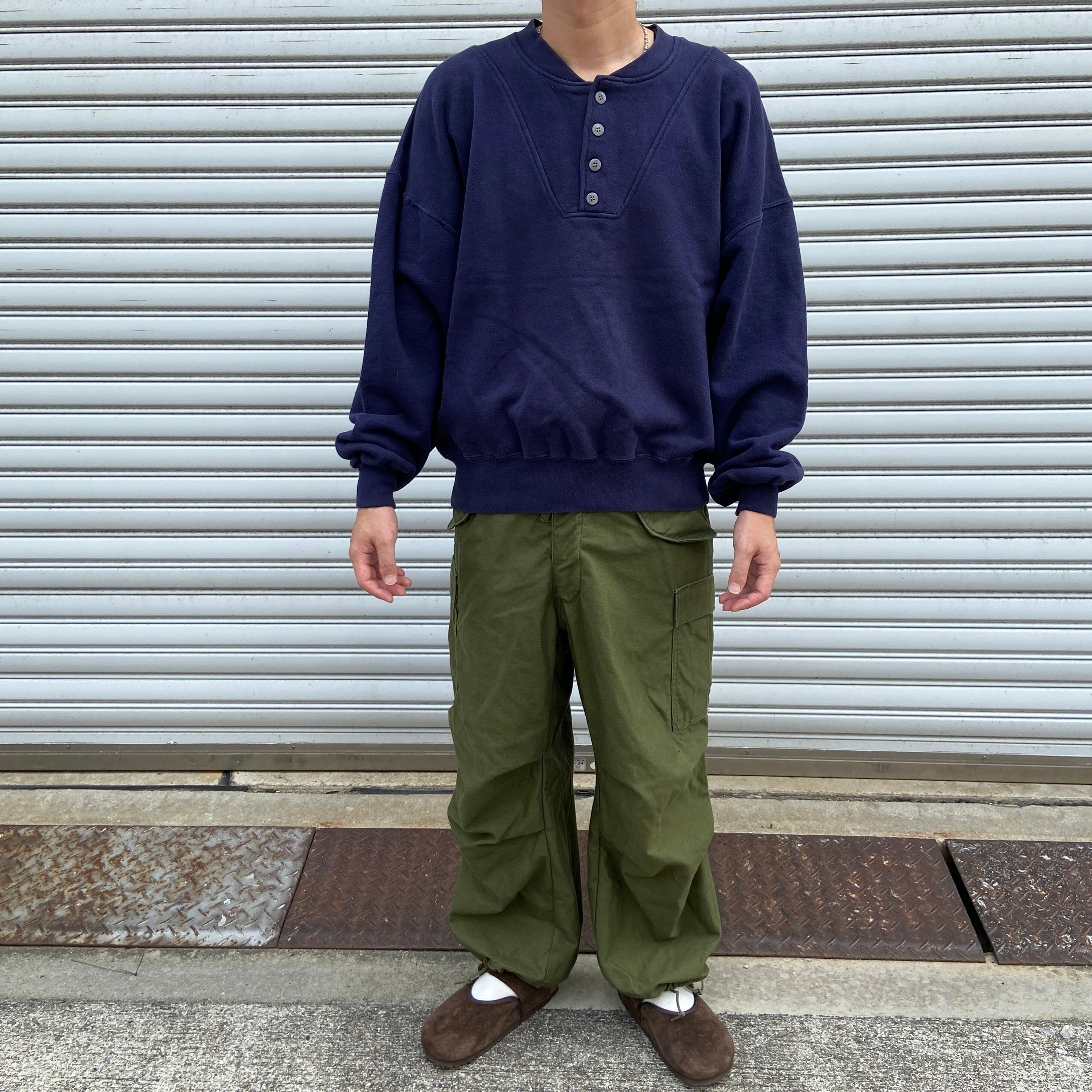 L.L.Bean × Russell 90s ヘンリーネック スウェット 古着 【公式通販】
