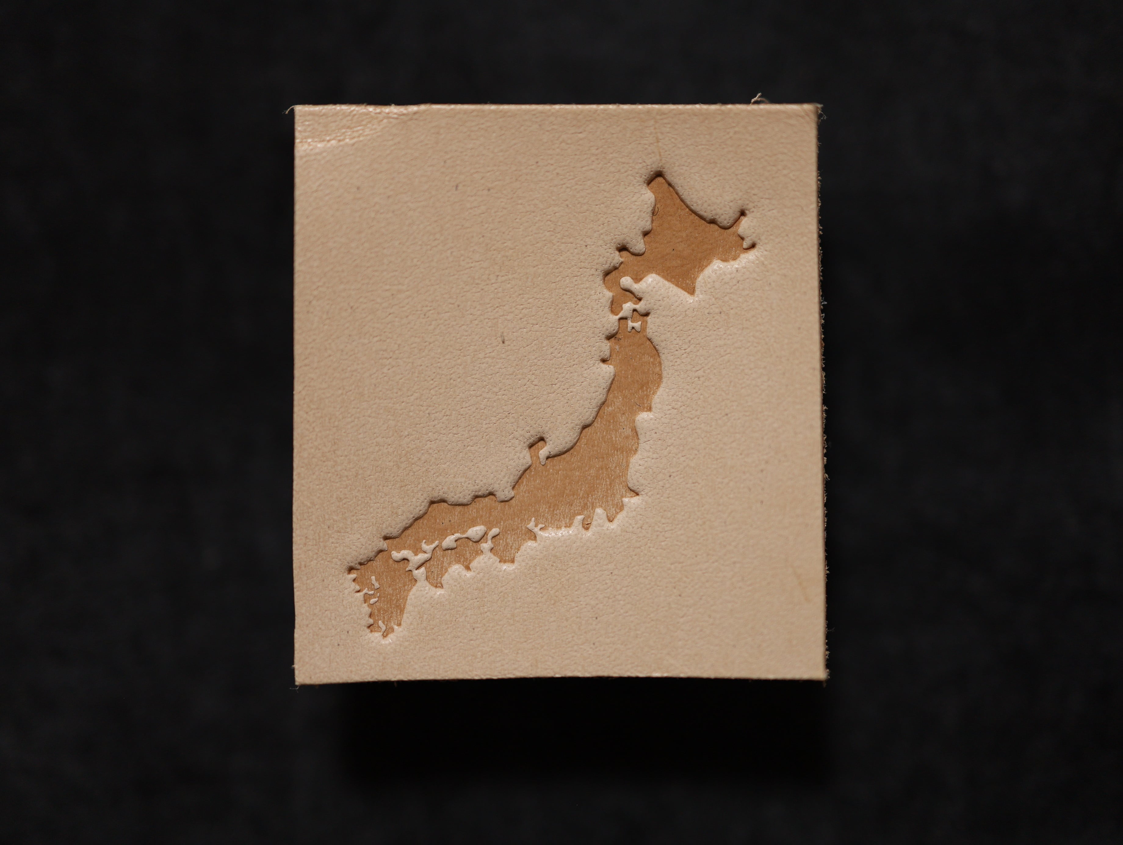 【アクリル刻印】日本地図　レザークラフト用