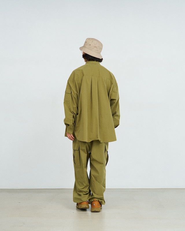 残り１点【FreshService(フレッシュサービス)】DRY TYPEWRITER TACTICAL POCKET L/S SHIRT（FSC-241-50104B）