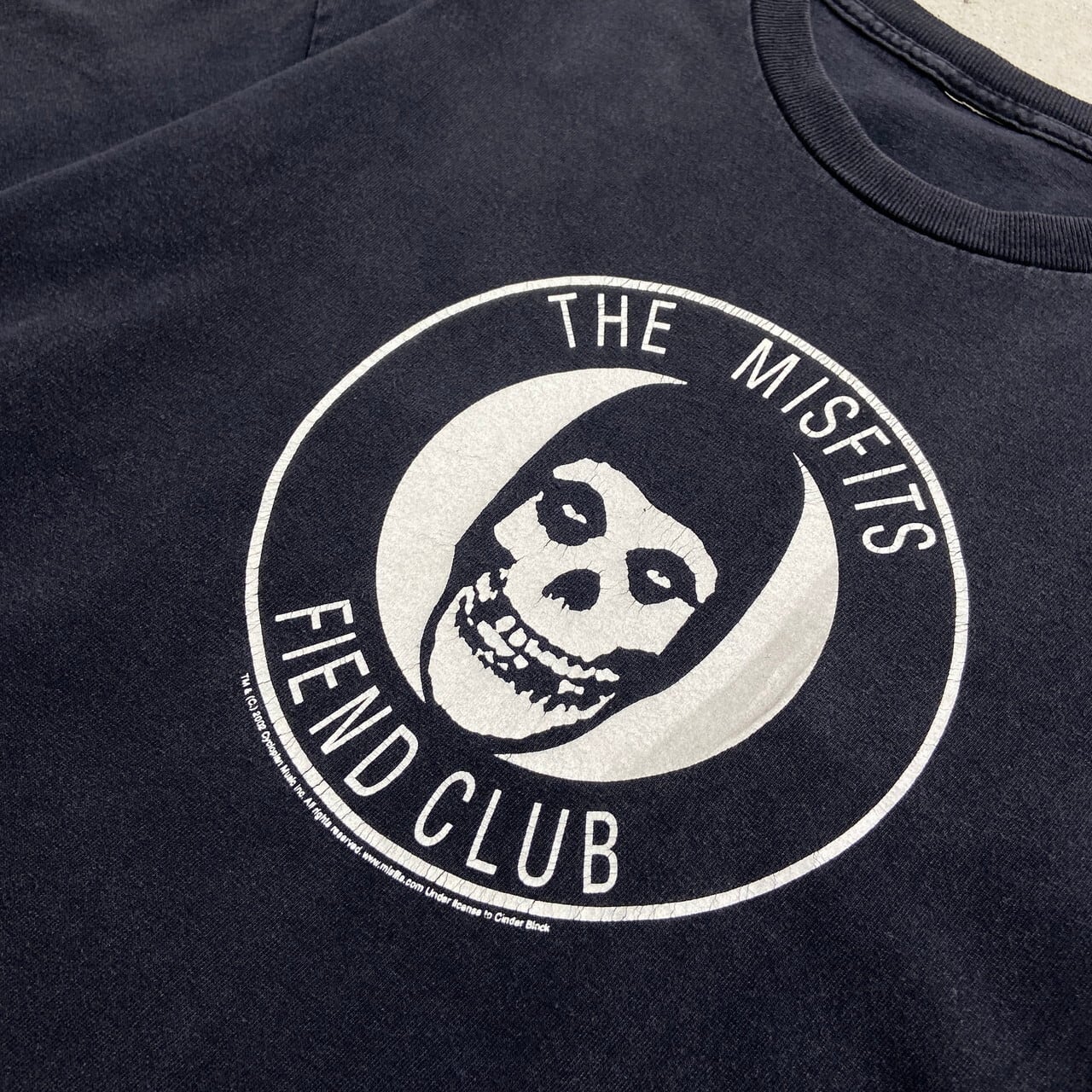 00年代 THE MISFITS FIEND CLUB ミスフィッツ バンドTシャツ バンT