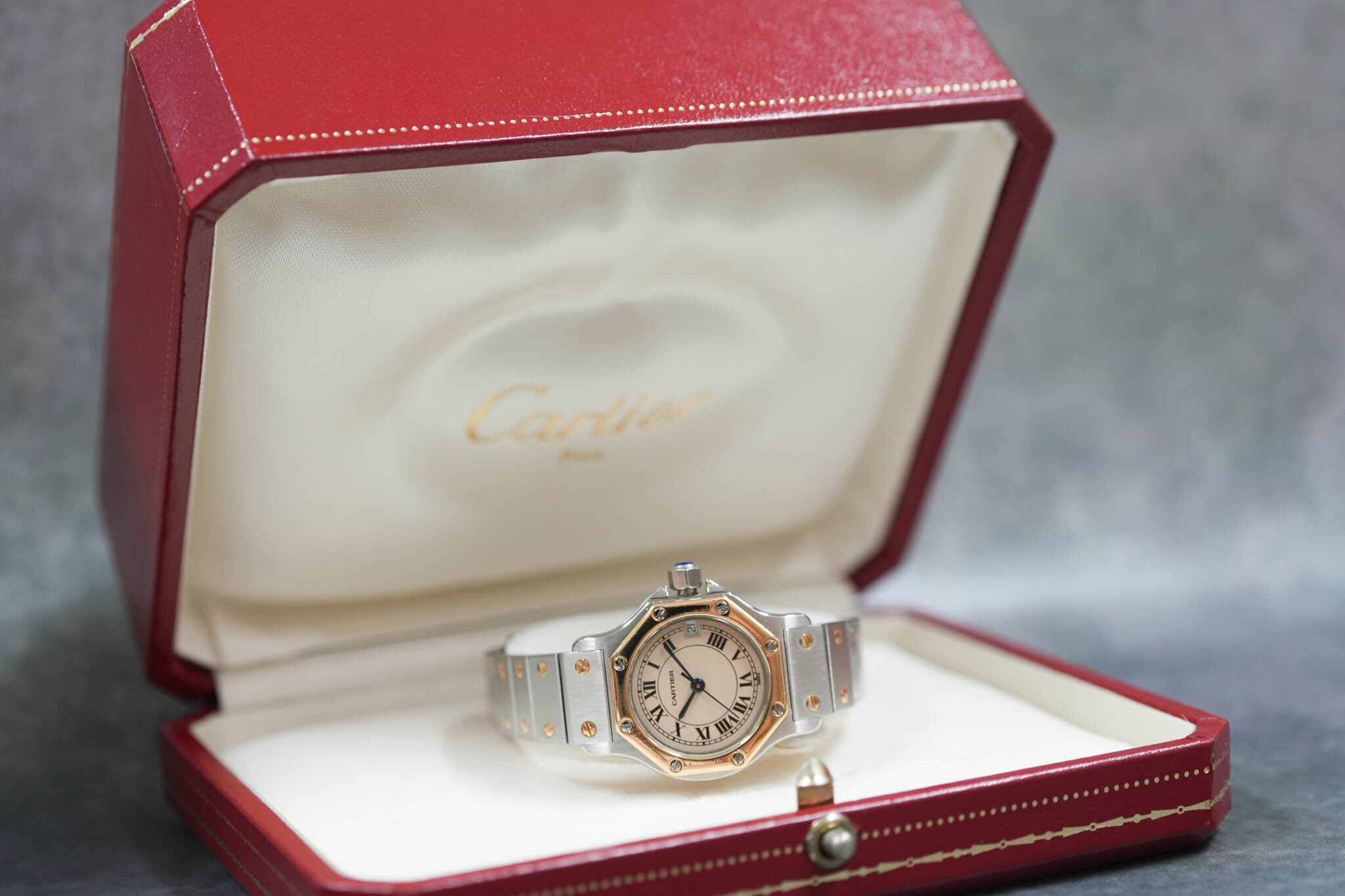 Cartier（カルティエ）/ サントスオクタゴンSM/BOX・ギャランティ付き