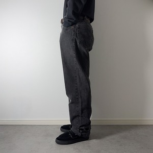 Levi's 550 black denim "made in USA" W36L33相当 古着