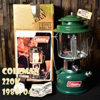 コールマン 220K 1980年4月製造 ツーマントル ビンテージ COLEMAN 箱付き 美品 完全分解清掃 メンテナンス済み 80年代