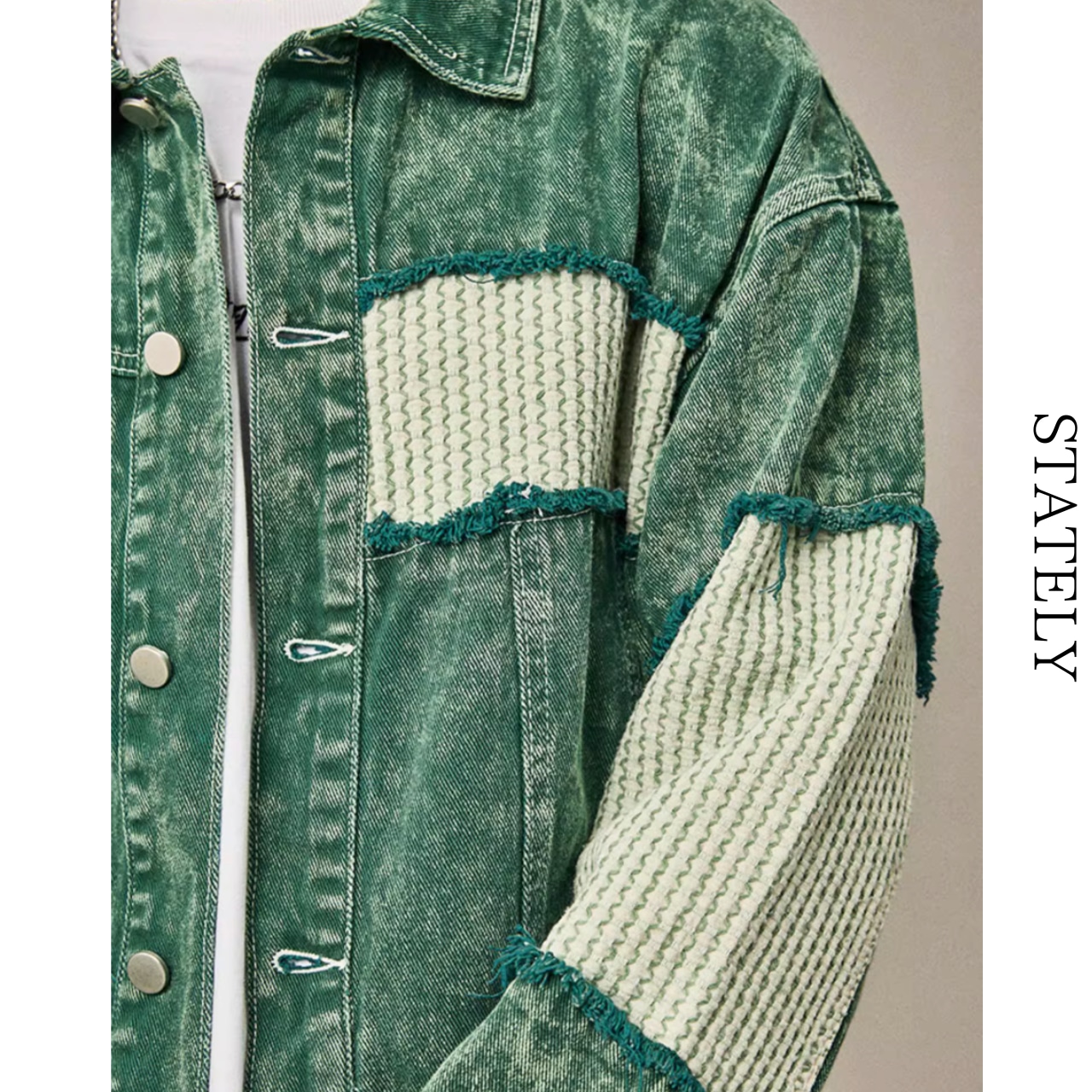 Patchwork Denim Jacket_O46・画像9