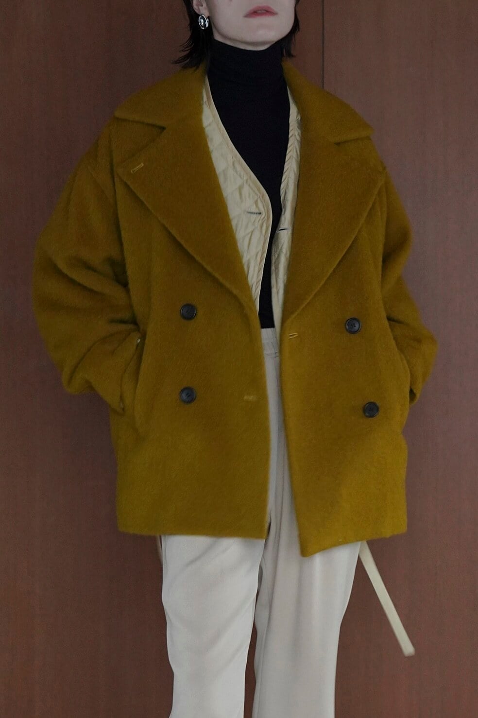 22AW】CLANE クラネ / OVER LINE DOUBLE COAT | TRENTオンライン