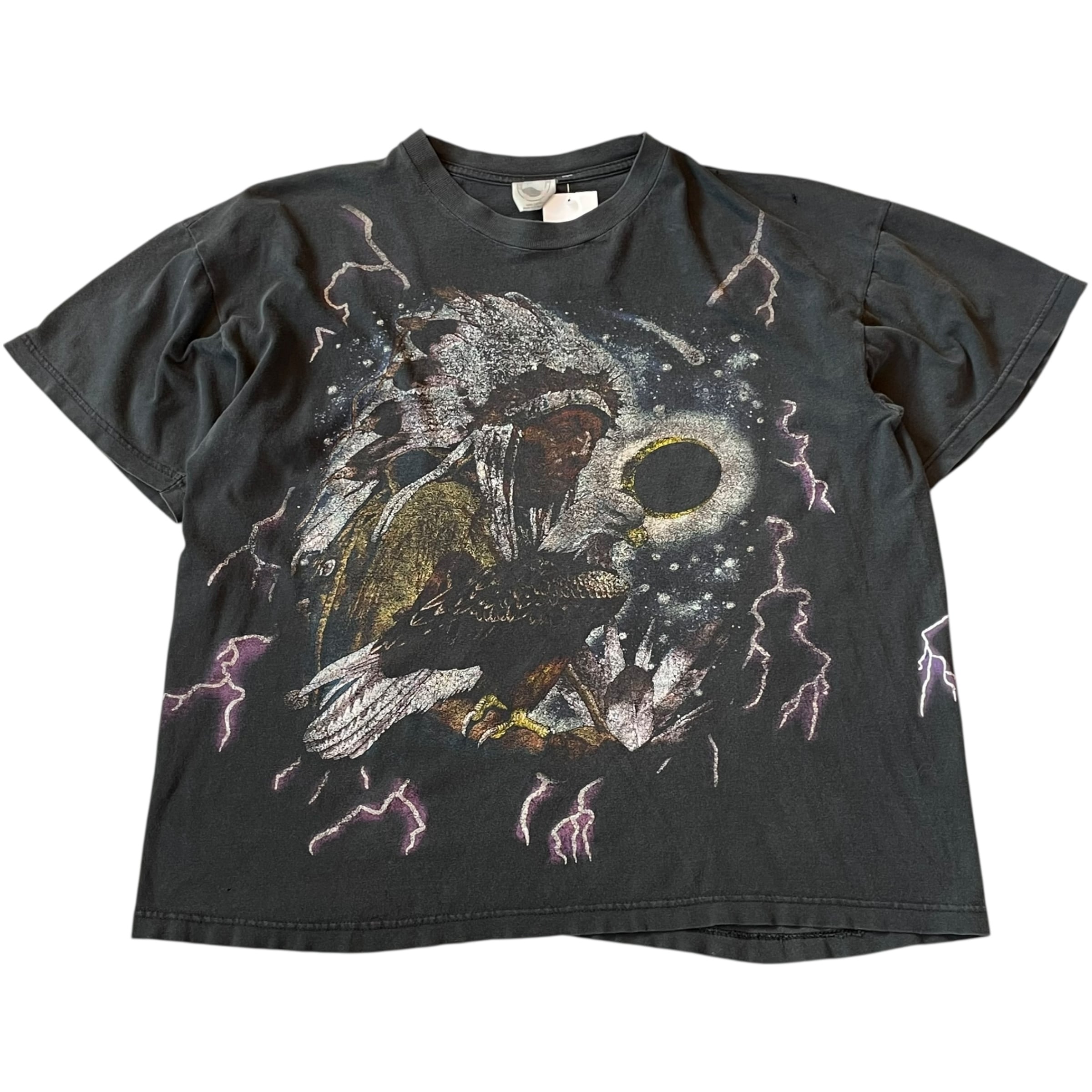 ~90s USA THUNDER "Native american" T-shirt