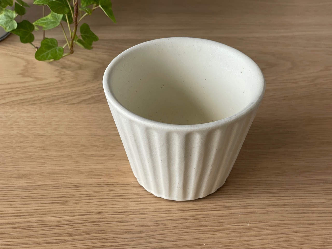 【K様専用ページ】小石原焼　翁明窯元　蕎麦猪口　しのぎ マット 2個セット　[37-480.481]