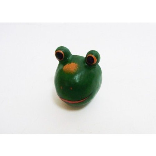 バリ木工　カエルマグネット