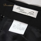 【美品 社交ダンス衣装】スカート レッスンウェア 練習着 DanceFashionPier 黒 ブラック Mサイズ ラインストーン かわいい