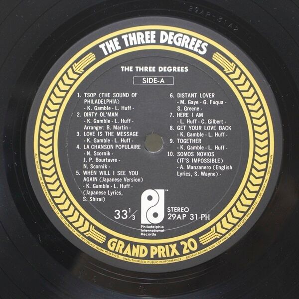 The Three Degrees / The Three Degrees [29AP 31] - 画像3