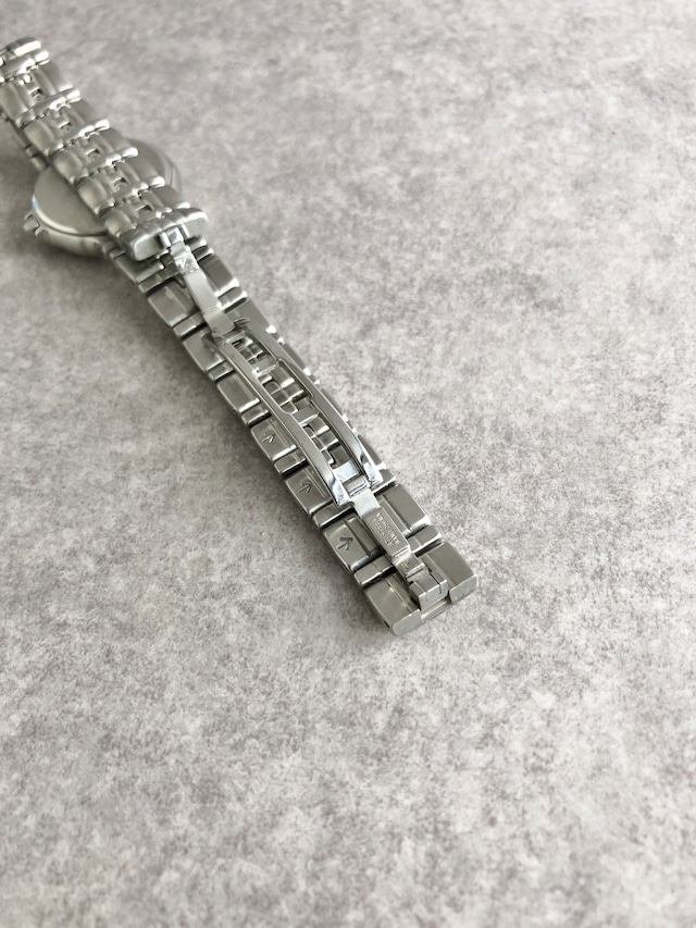 Yves Saint Laurent イヴ・サンローラン 腕時計 シルバー×ブラック ロゴ ステンレススチール クウォーツ 9616-H18636 gzdk85