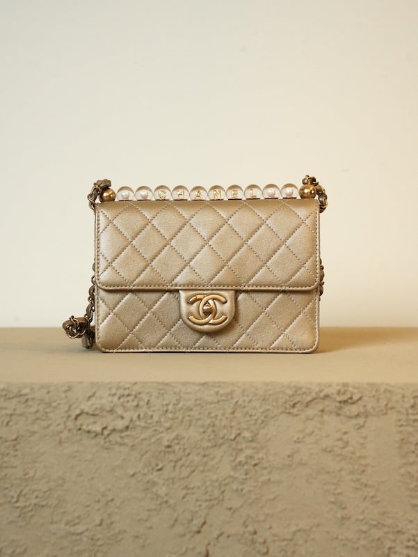 CHANEL シャネル マトラッセ パールチェーンショルダーバッグ | Raum