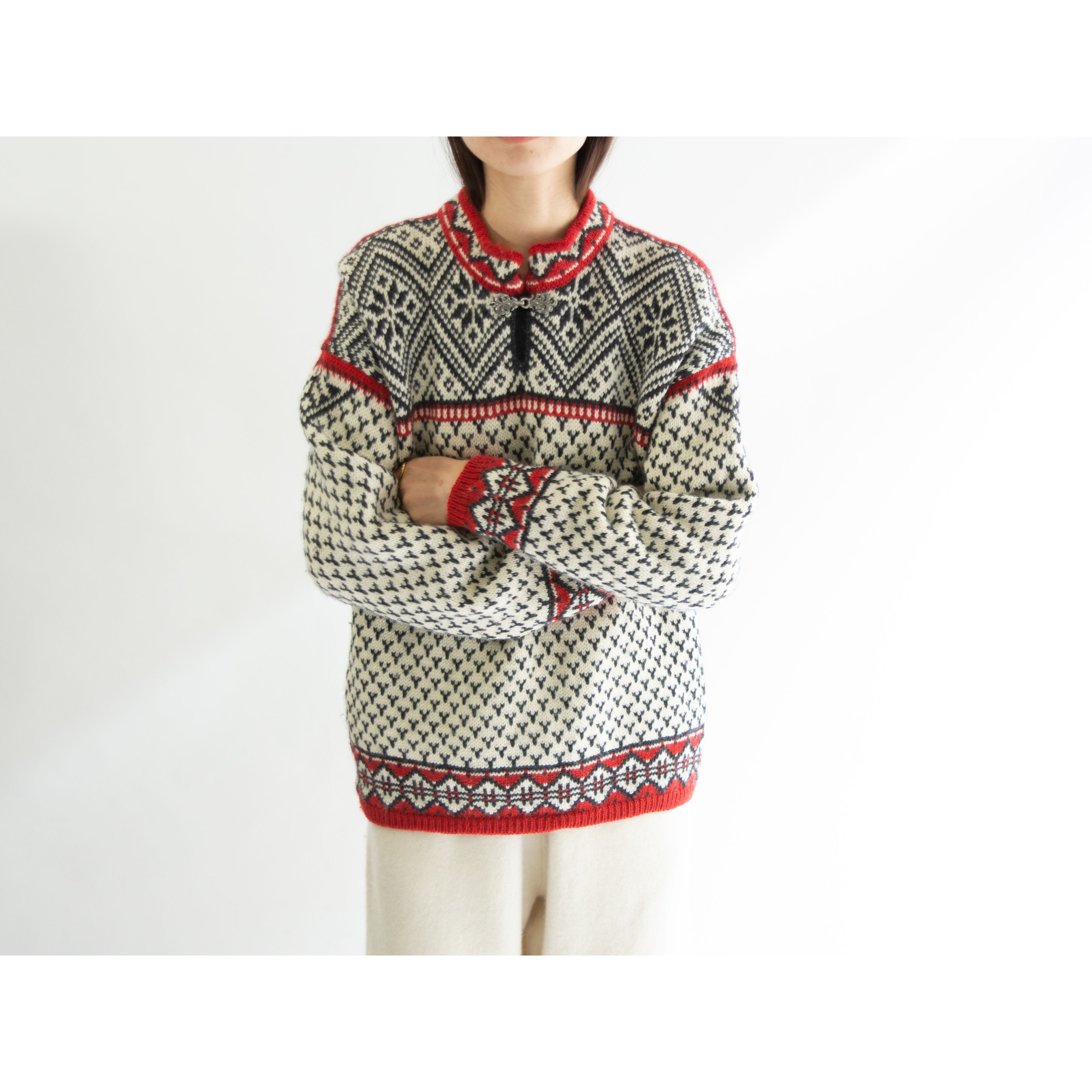 DALE OF NORWAY】Made in Norway 100% wool Nordic sweater（ダーレ 