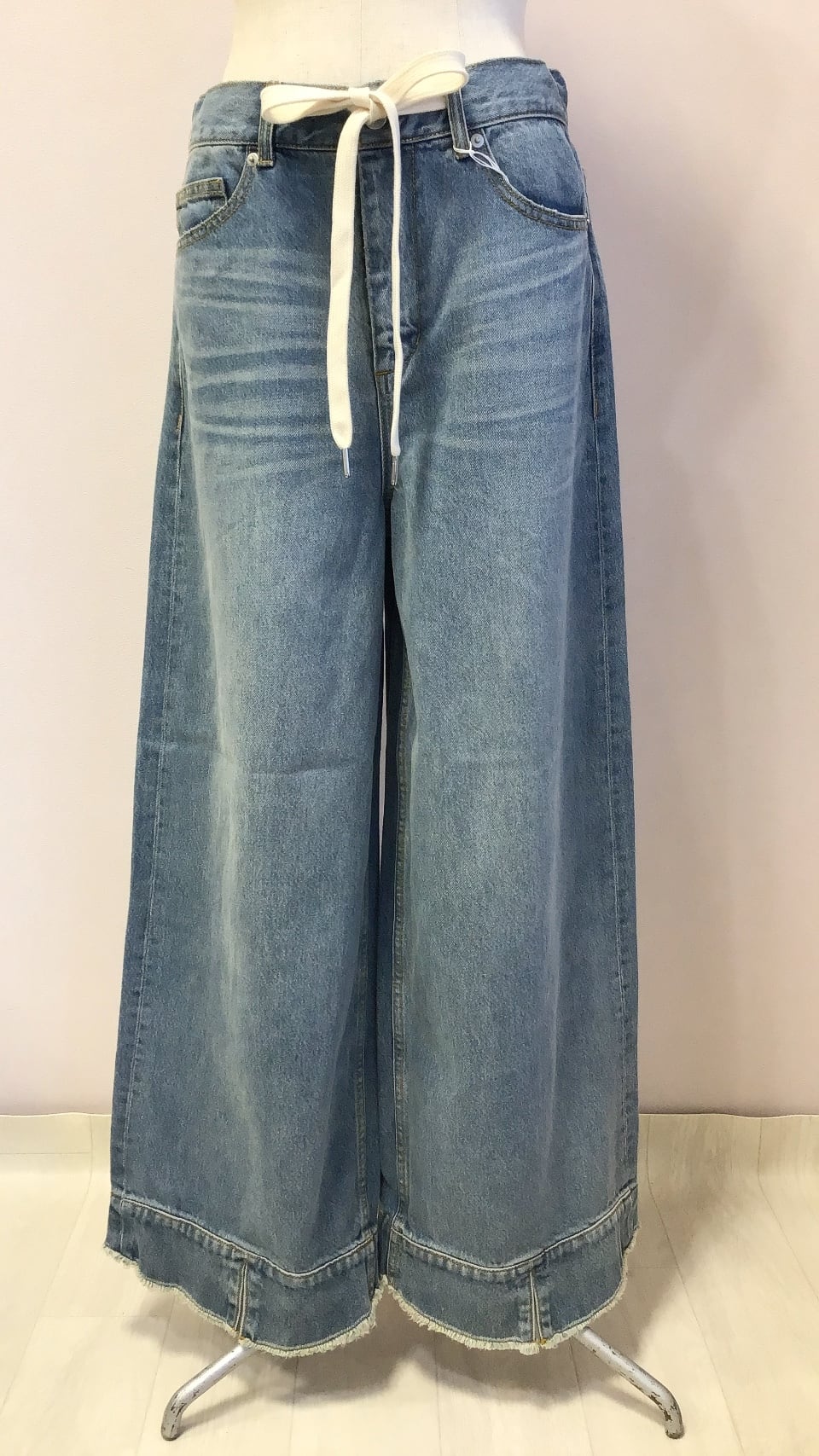 CYAN TOKYO スリットヘムビンテージバギーパンツ No.510345 ブルー 36