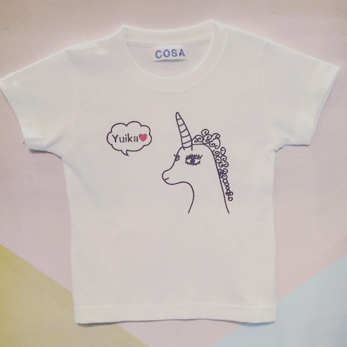 COSA UNICORN KIDS T-SHIRTS (名入可)