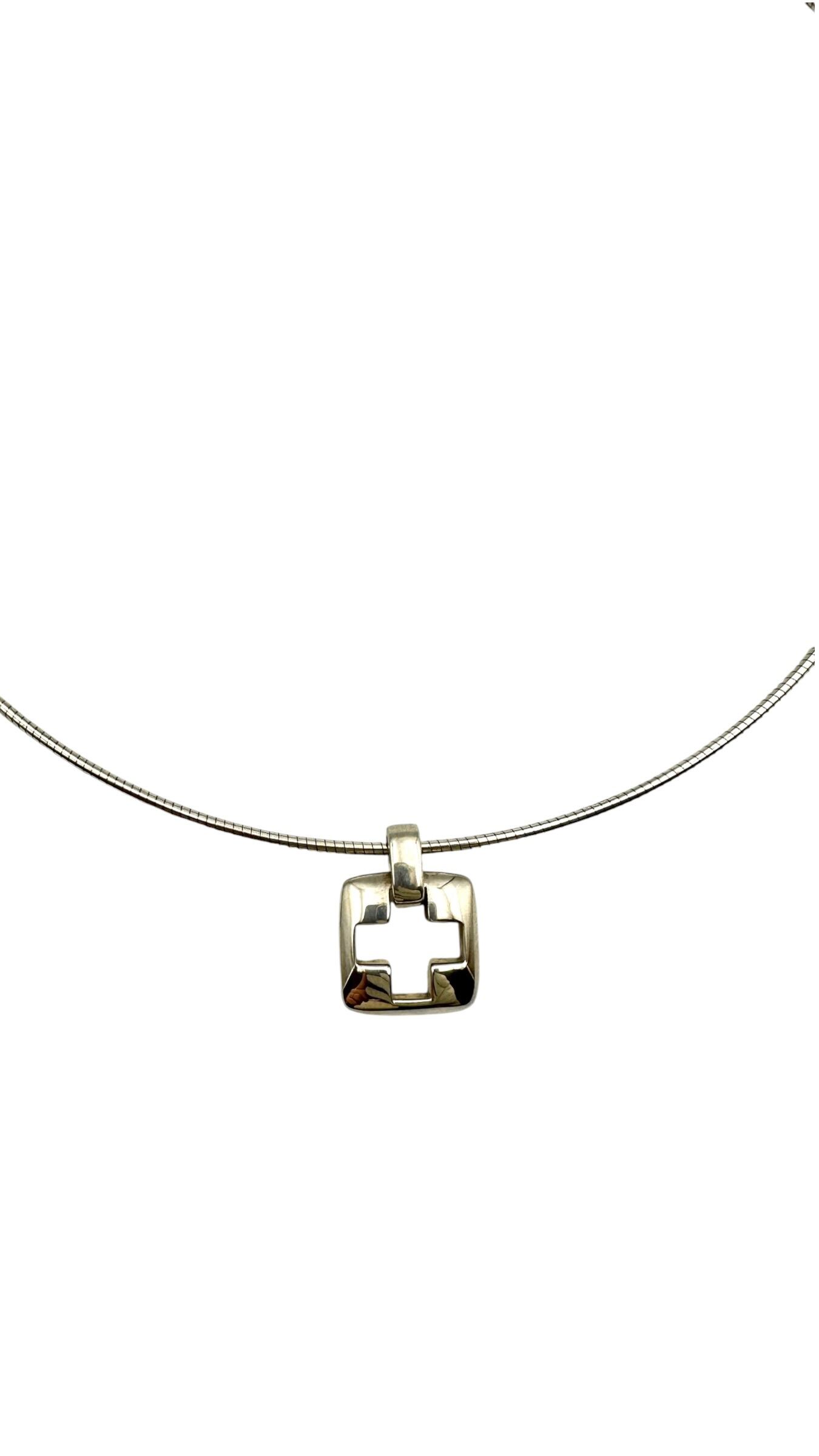 TIFFANY & Co. ティファニー カットアウト クロス ワイヤーネックレス チョーカー 30298-202606