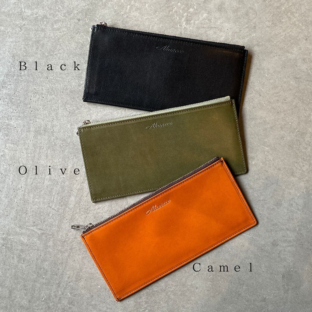 栃木レザー】本革 ロング フラグメントケース〈Leather Long Fragment