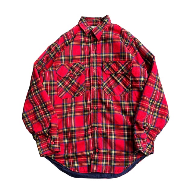 【古着】80's  L.L.Bean Check Shirt (Red)