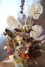 ドライフラワーアレンジメント