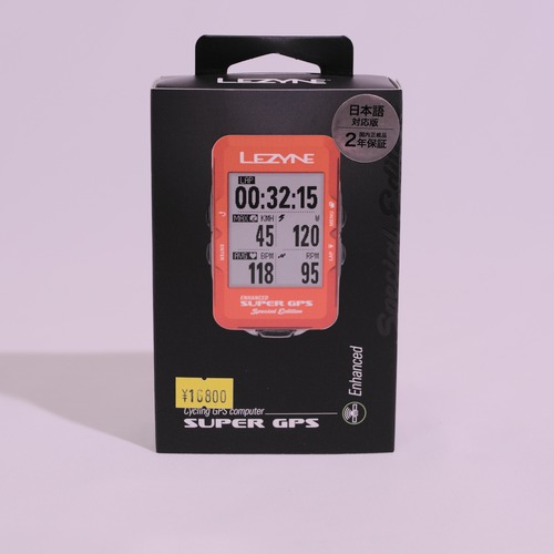 【限定カラー】LEZYNE SUPER GPS【レッド】