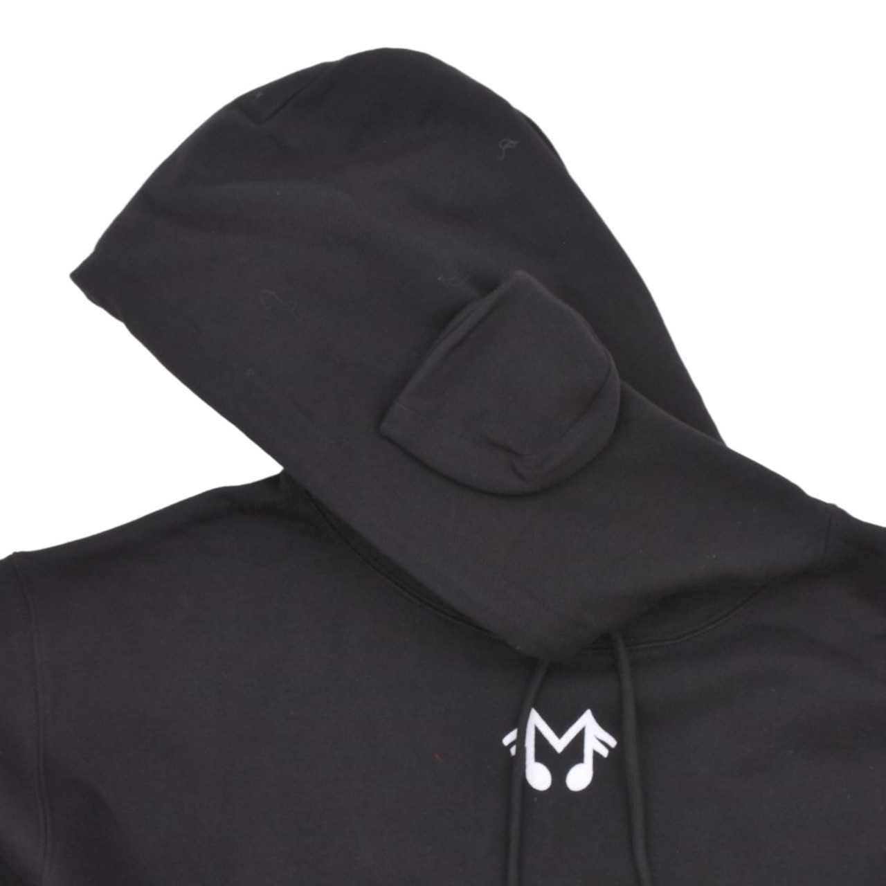 【MIDNIGHT STUDIOS】M-LOGO MICRO HOODED SWEATSHIRT(BLACK) - 4