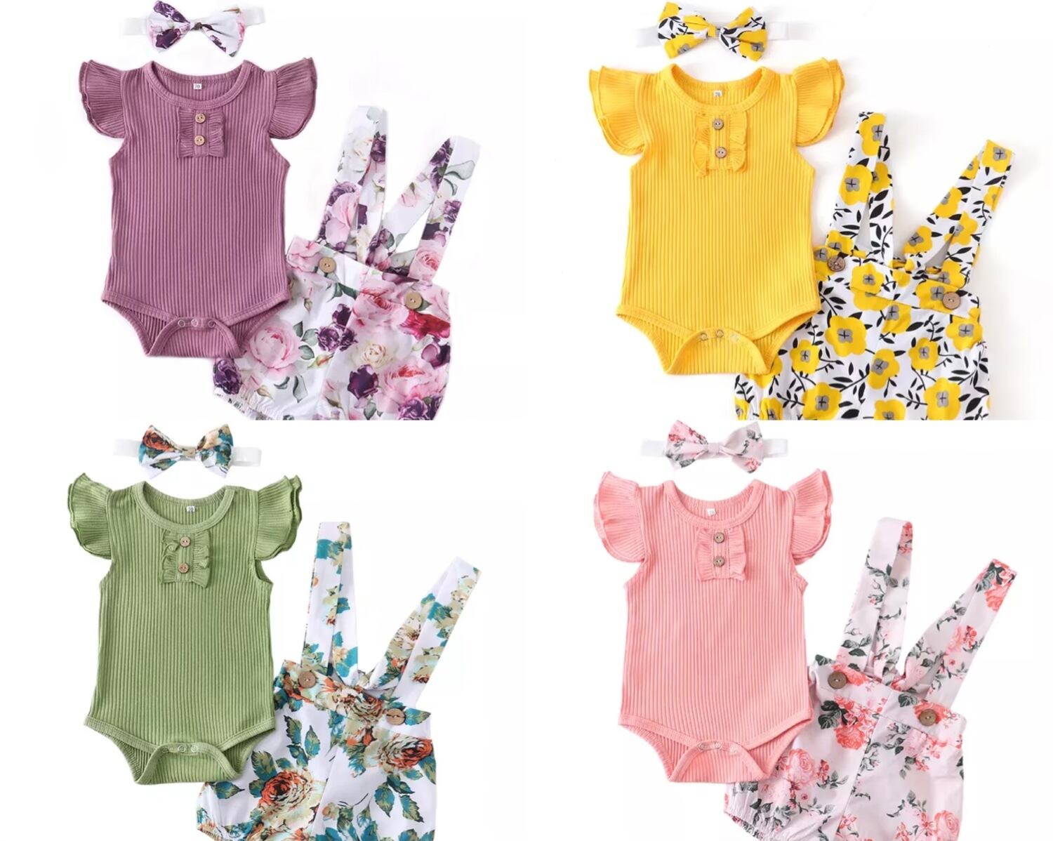 上下2点セット / ロンパース / 女の子 / 〜24ヶ月( A〜G )