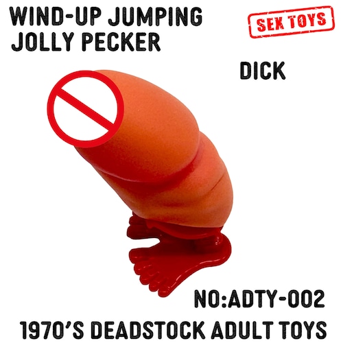 【DEAD STOCK】ゼンマイ おもちゃ ピコピコ動く ジョーク 面白い チンコ ペニス ; ADTY-002