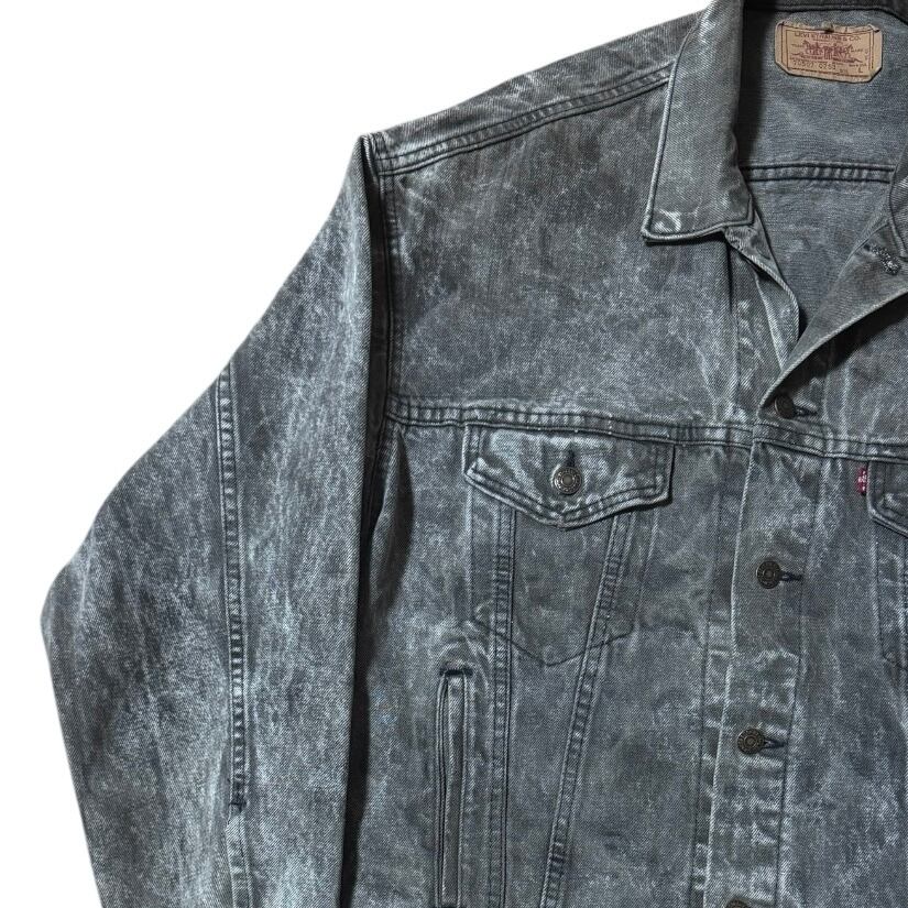 Levi's 70507 0253 usa 製　Lサイズ　先染めブラック 稀少 90s Levi's 70507-0253 USA製 ビンテージ 3rd後期 先染め