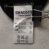 社交ダンス 衣装 Chacott Dance Sport チャコット ダンススポーツ トップス ブラウス カットソー レッスンウェア ブラック系 日本製 無地 長袖 スパンコール ギャザー シンプル おしゃれ 上品 大人っぽい レッスン 練習 練習着 黒 真っ黒