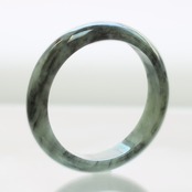【内径 約57mm】 Marble Komaru 翡翠バングル A貨翡翠 jd_bg1438