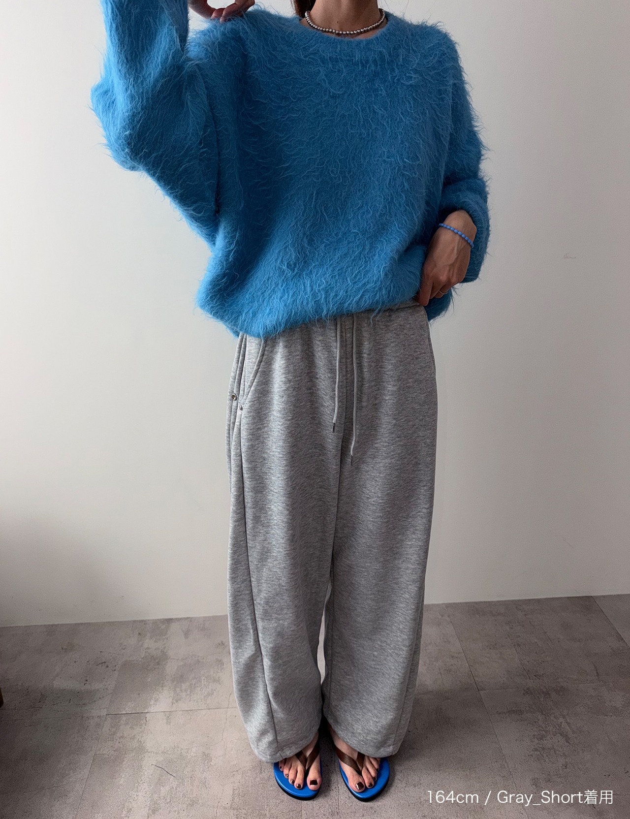 【新作5％OFF・3日間】Side-Pintuck Sweat Pants_7colors&2type