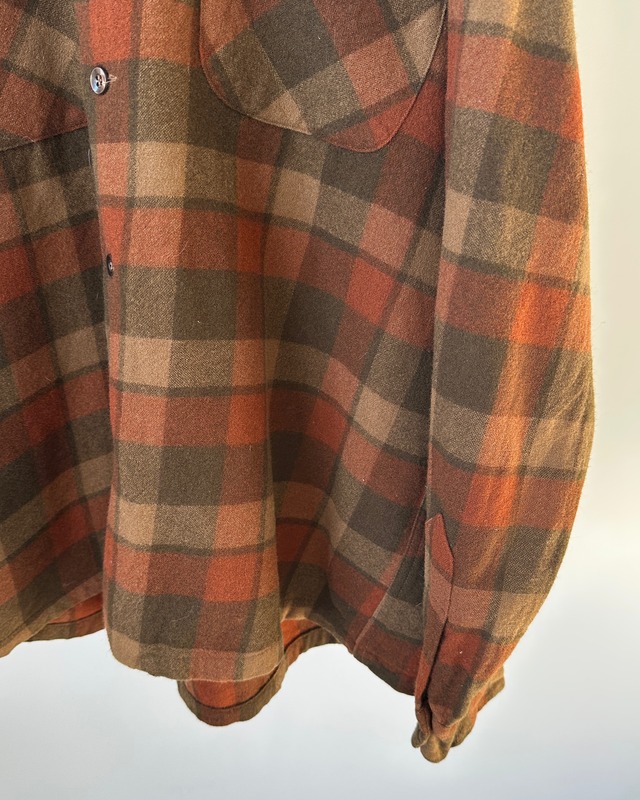 -Pendleton- Vintage 70s L Board Shirt made in USA