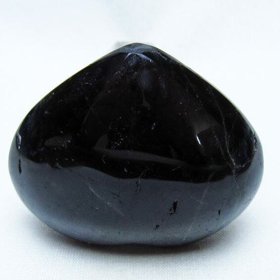モリオン 置物 ハート 黒水晶 一点物 145-2048