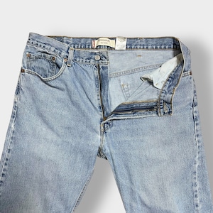 LEVI'S 505 メキシコ製 デニム ジーンズ ジーパン W38 L34 ビッグサイズ レギュラー テーパード 色落ち リーバイス US古着