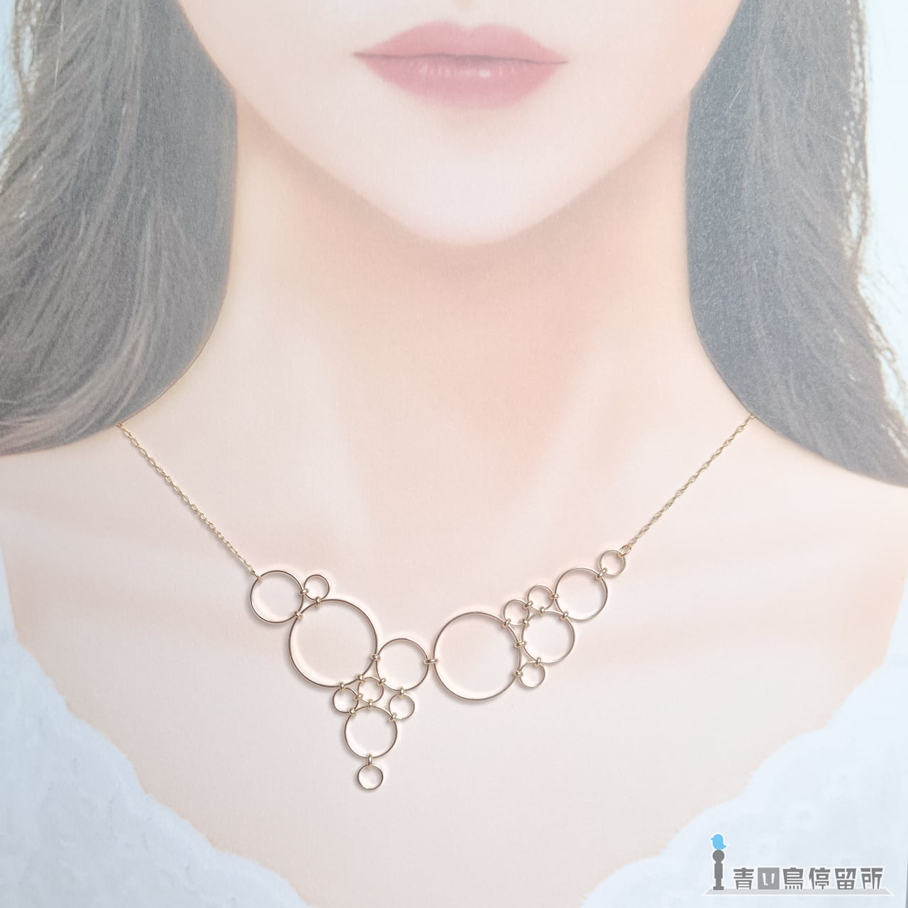 円型幾何学ネックレス | 青い鳥停留所