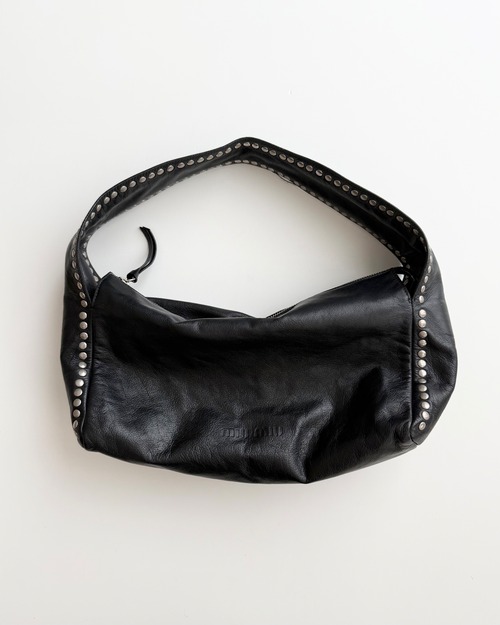1990s MIU MIU STUDS SHOULDER BAG