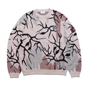 HELLRAZOR / CITY TREE CAMO KNIT SWEATER