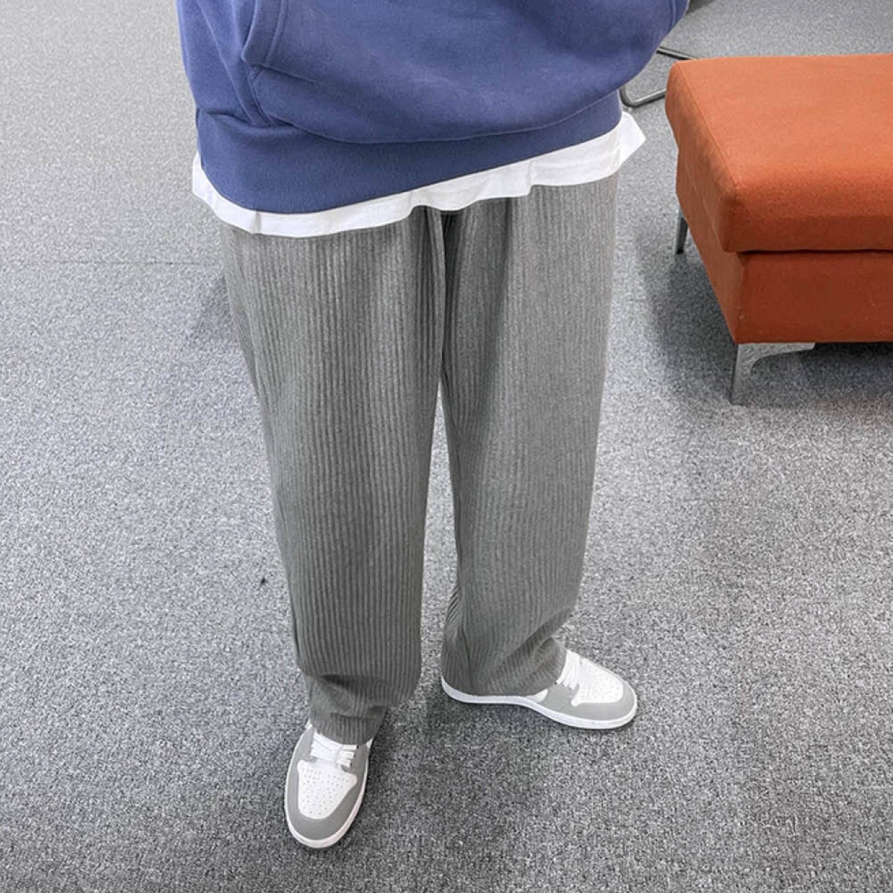 コーデュロイライクルーズドレープパンツ　MT0080048