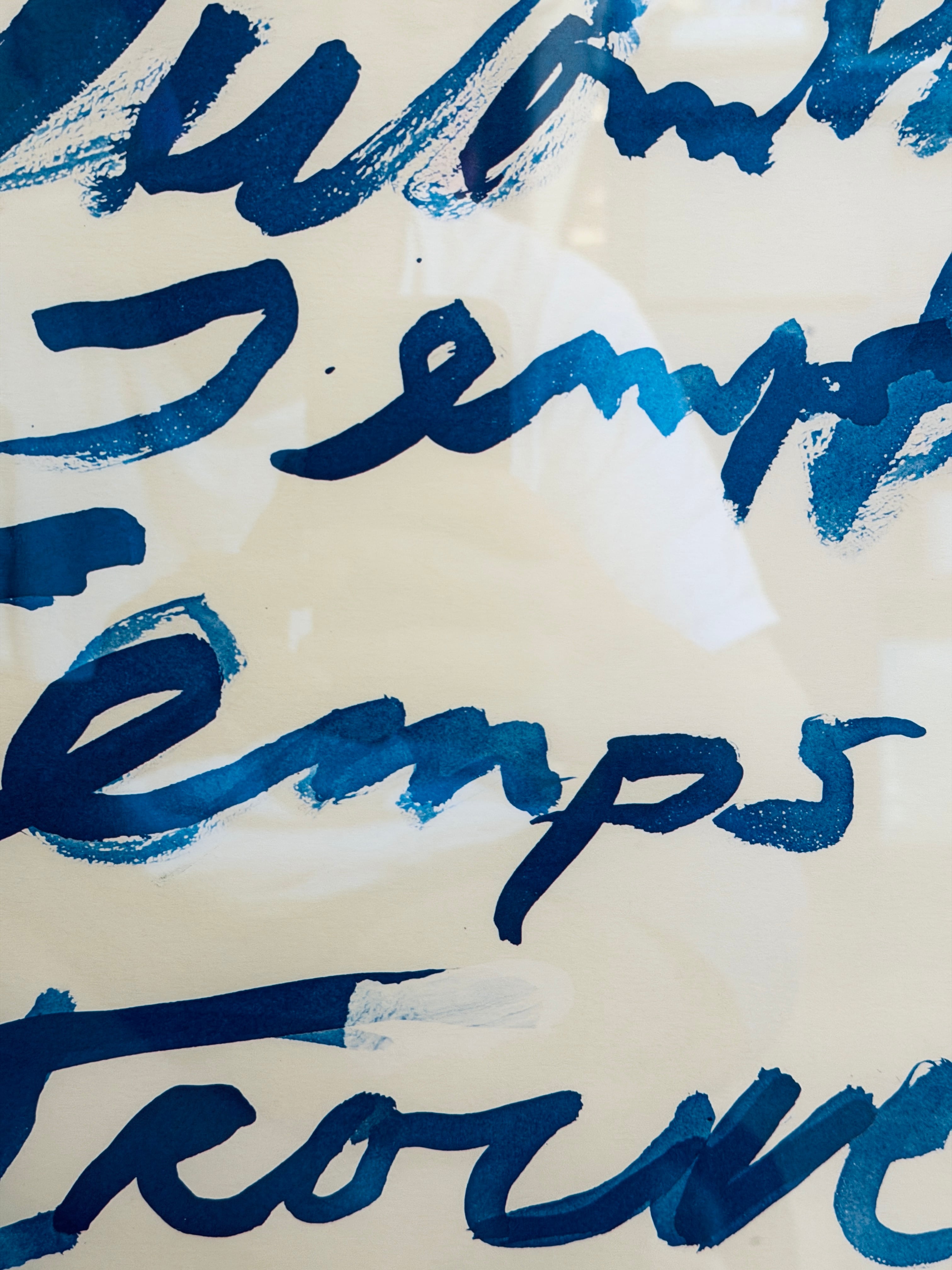 Cy Twombly LE TEMPS RETROUVÉ (2011) 希少ポスター | Tokyo Poster Diary
