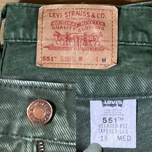 5769  Levi's リーバイス551 USA製 カラーデニム W35