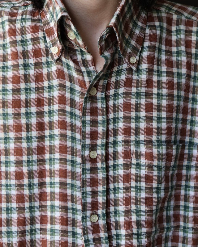 Checked oversized shirt