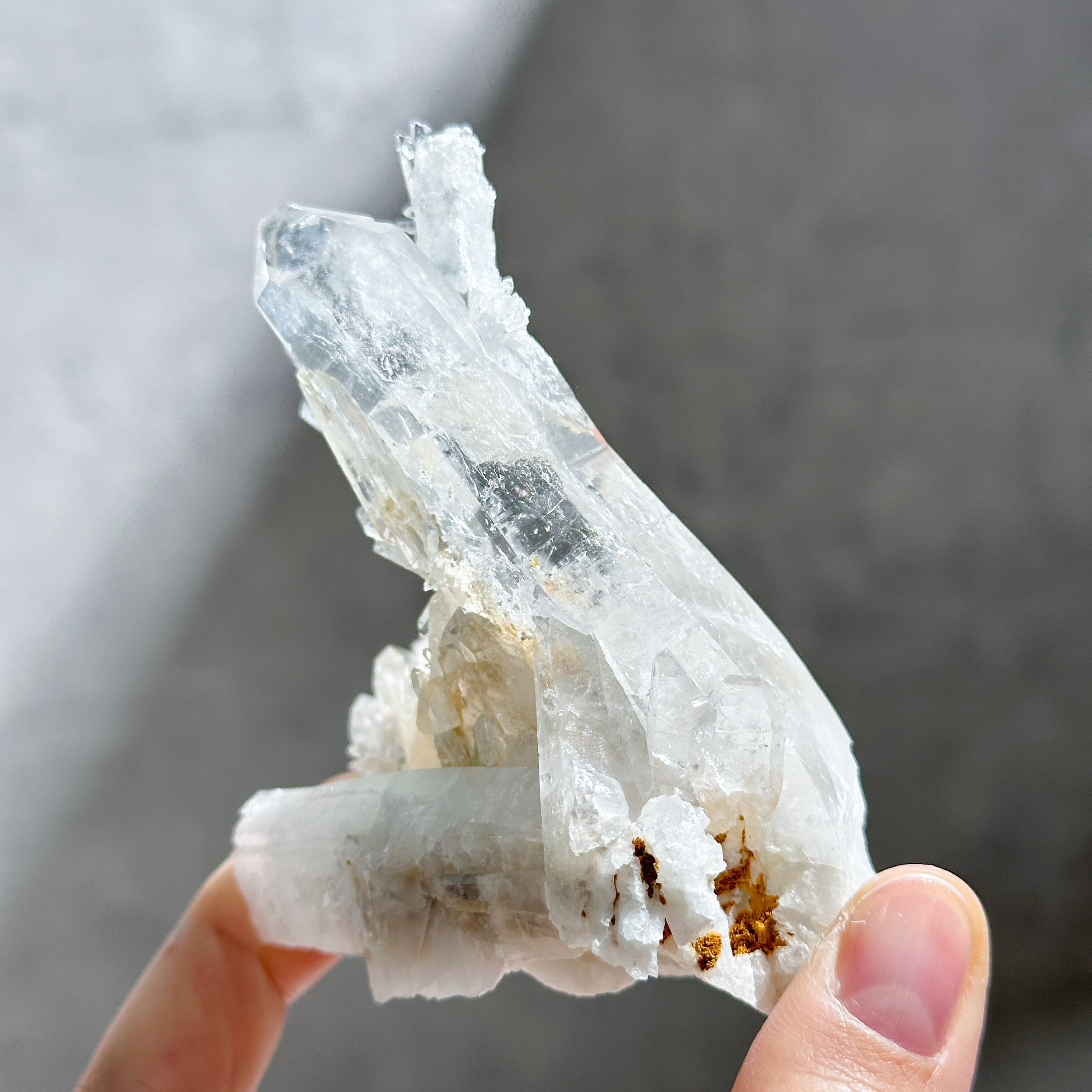 虹◎コロンビアンレムリアンクォーツ クラスター33◇Colombian