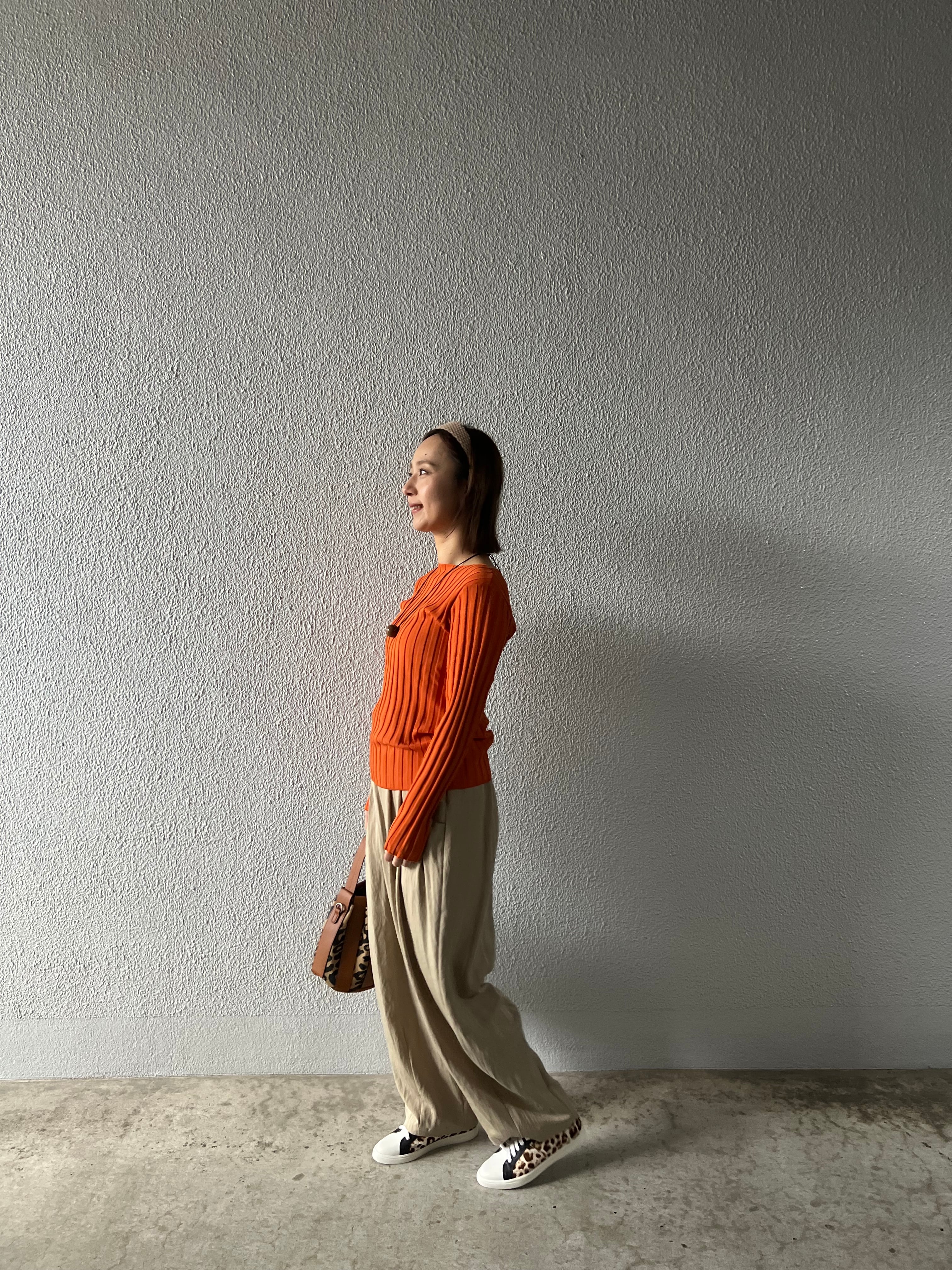 新色追加【 SELECT】ワイドリブボートネックプルオーバー 19-0444